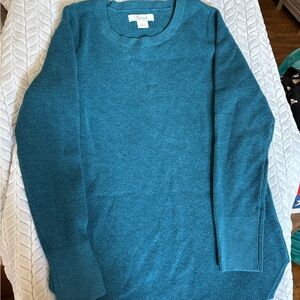 Natural Reflections Women's Teal Crew Neck Sweater